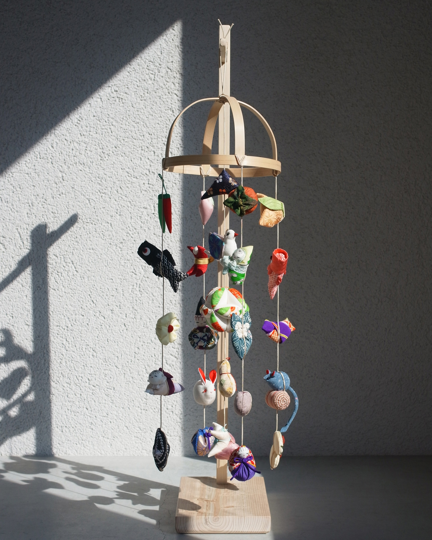 端午のつるし飾り 上から見た全体構成