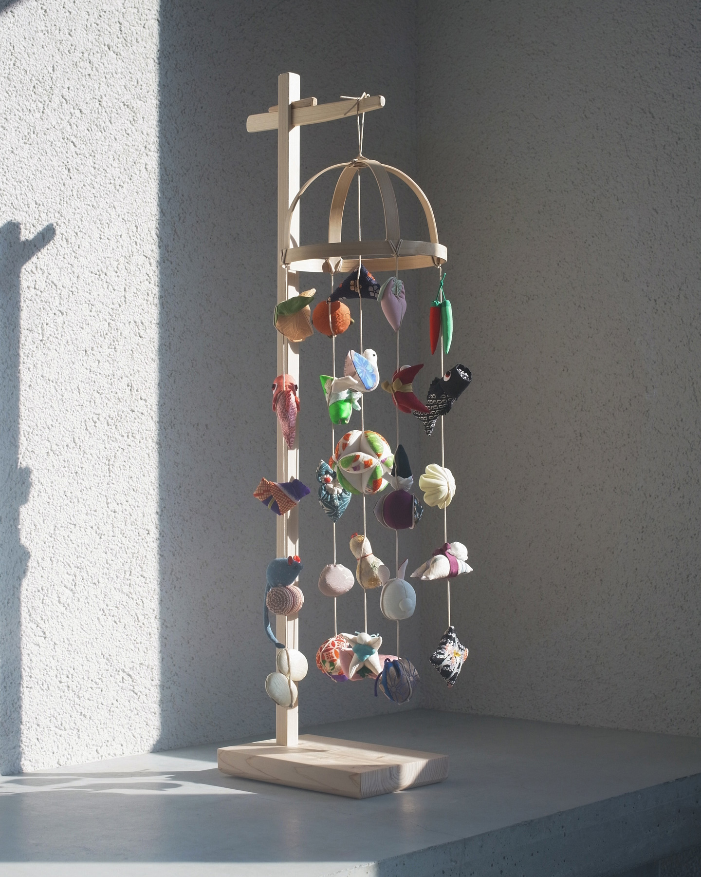 端午のつるし飾り 飾りの色合いと配置