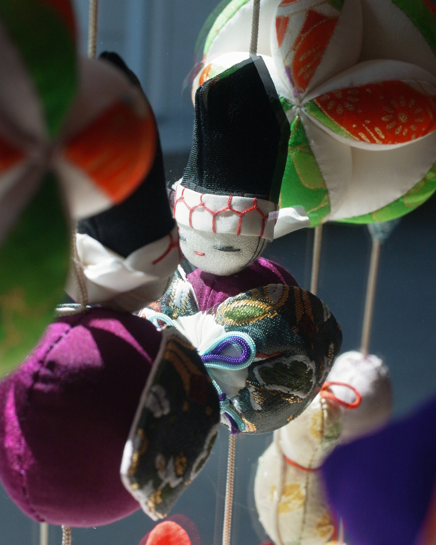 端午のつるし飾り 下から見上げた印象