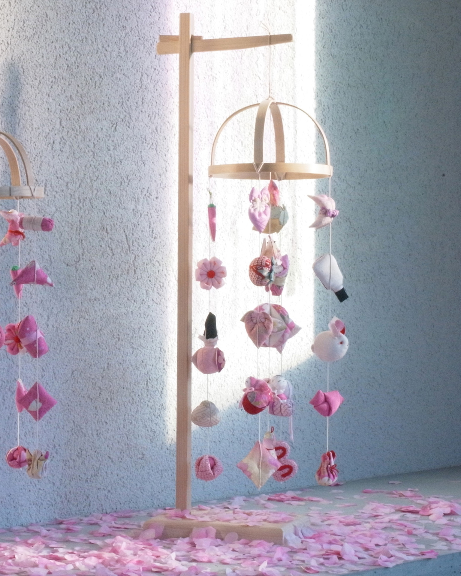 つるし飾り 全体 斜めからの見え方